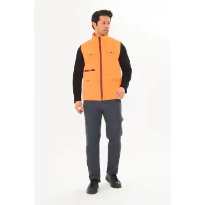 Orange Safety Softshell Turuncu Yelek
