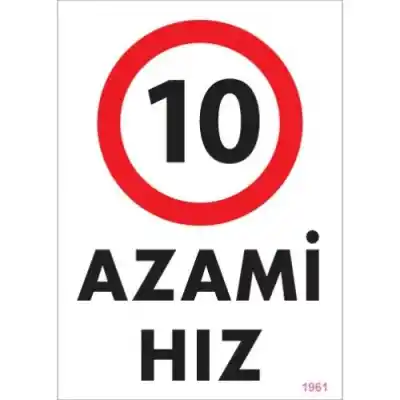 Pvc Levha Azami Hız 10 25*35 cm