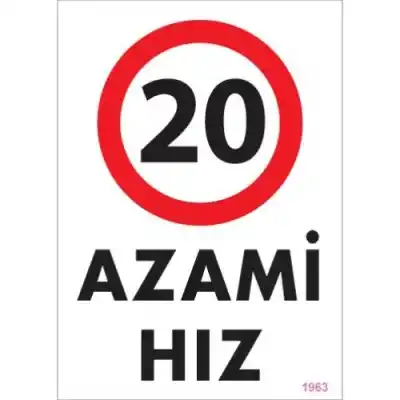 Pvc Levha Azami Hız 20 25*35 cm