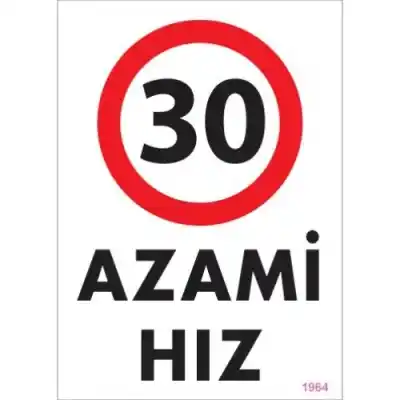 Pvc Levha Azami Hız 30 25*35 cm