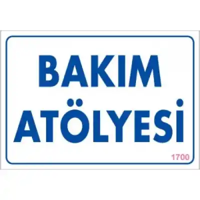 Pvc Levha Bakım Atölyesi 17,5*25 cm