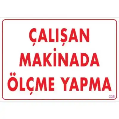Pvc Levha Çalışan Makinada Ölçme Yapma 25X35 Cm
