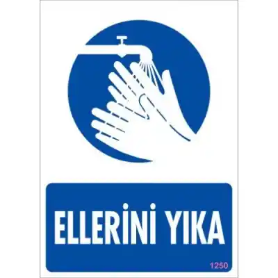 Pvc Levha Ellerini Yıka 25*35 cm