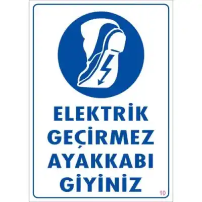 Pvc Levha Energy Geçirmez Ayakkabı Giyiniz 25X35 Cm
