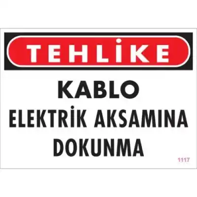 Pvc Levha Energy Panosuna Girmek Yasaktır 25*35 cm