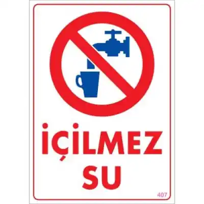 Pvc Levha İçilmez Su 25X35 Cm