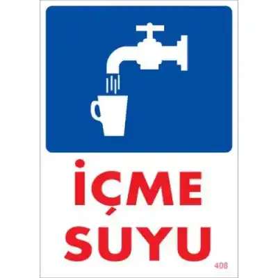 Pvc Levha İçme Suyu 25X35 Cm