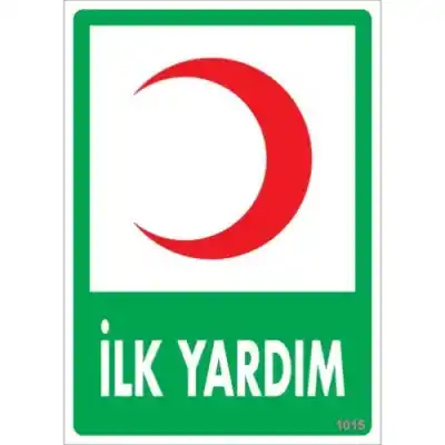 Pvc Levha İlkyardım  17,5*25 cm