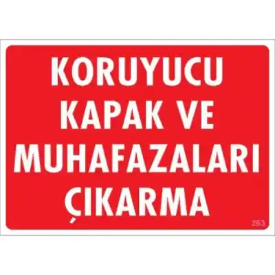 Pvc Levha Koruyucu Kapak ve Muhafazaları Çıkarma 25X35 Cm