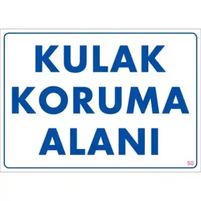 Pvc Levha Kulak Koruma Alanı 25X35 Cm