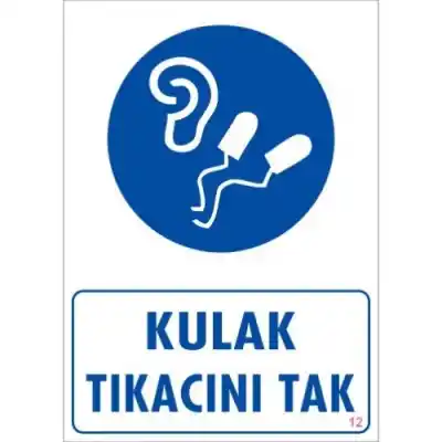 Pvc Levha Kulak Tıkacını Tak 25X35 Cm