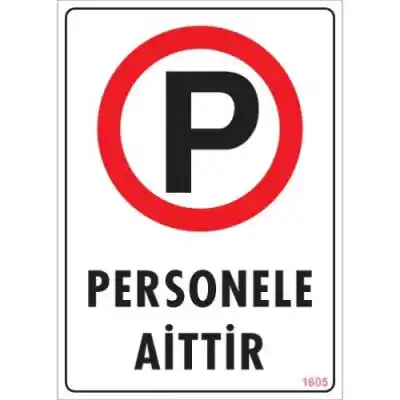 Pvc Levha Personele Aittir 25*35 cm