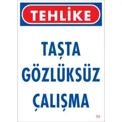 Pvc Levha Taşta Gözlüksüz Çalışma 25X35 Cm