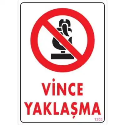 Pvc Levha Vince Yaklaşma 25*35 cm