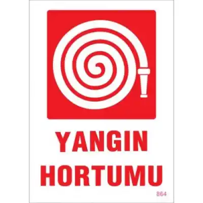 Pvc Levha Yangın Hortumu 25X35 Cm