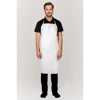 PVC Ön Önlük Beyaz