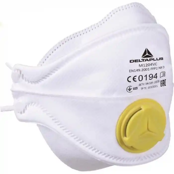 Delta Plus M1204V Ffp2 Kalıplı Ventilli Toz Maskesi 1'li