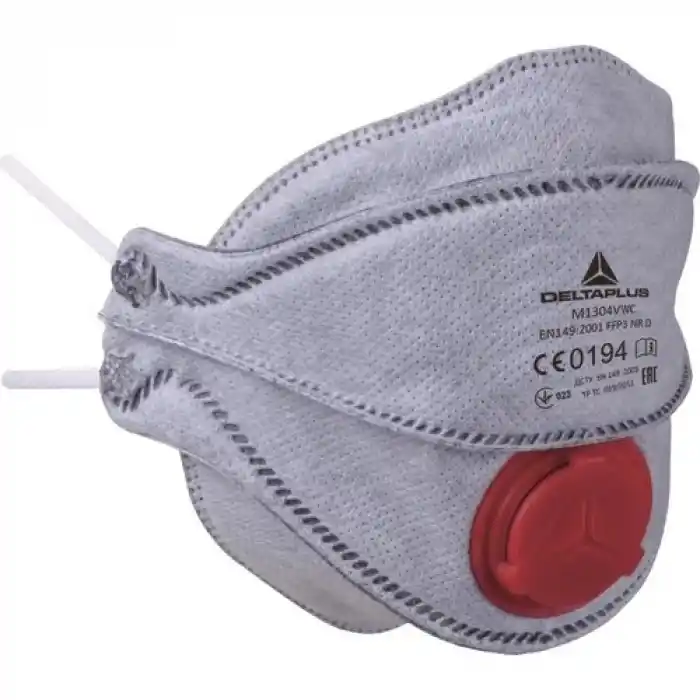 Delta Plus M1304VW FFP3 Aktif Karbonlu Kalıplı Ventilli Toz Maskesi 10'lu