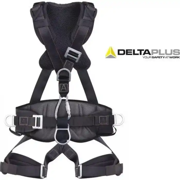 Delta Plus Puma HAR25 Bel Destekli Paraşüt Tipi Emniyet Kemeri SİYAH