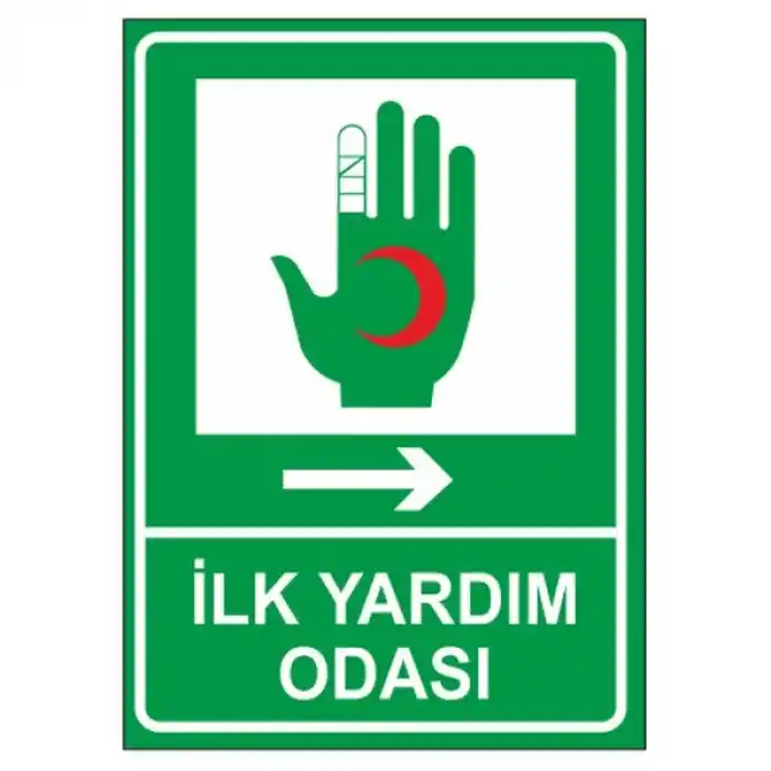 İlk Yardım Odası Levhası
