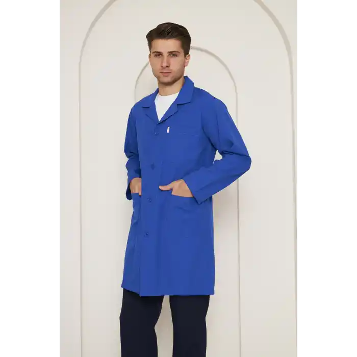 İş Önlüğü Alpaka Sax Mavi Erkek