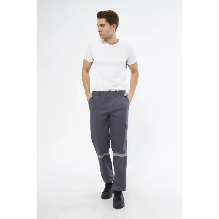 İş Pantolonu 7/7 Gabardin %100 Pamuk Kargo Cepli Kışlık