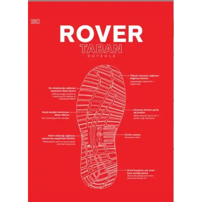 Mekap RMK-80 S2 Mikrofiber Deri Siyah Turuncu Alüminyum Burun İş Ayakkabısı