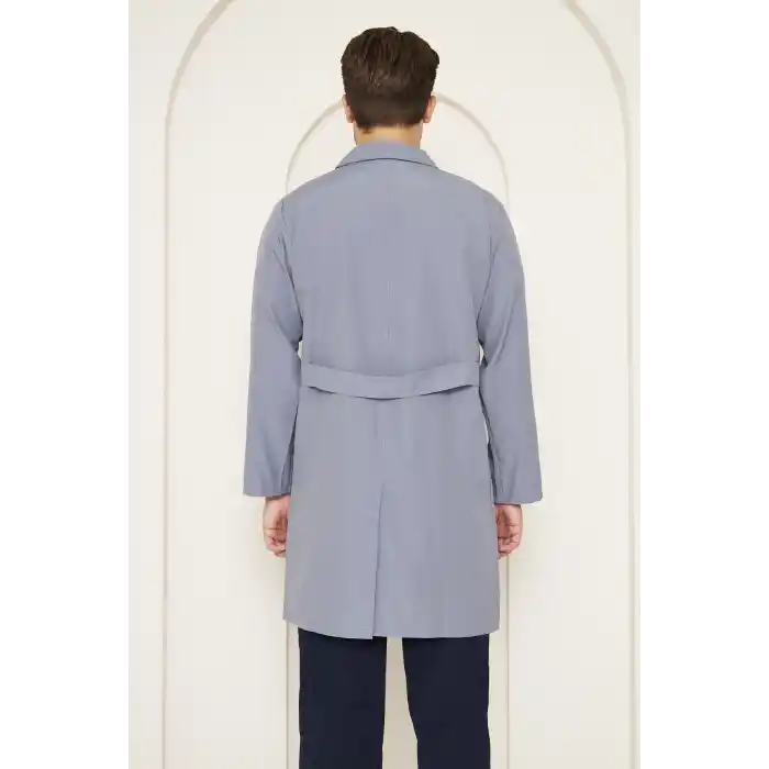 Mervem Erkek Gri İş Önlüğü Alpaka