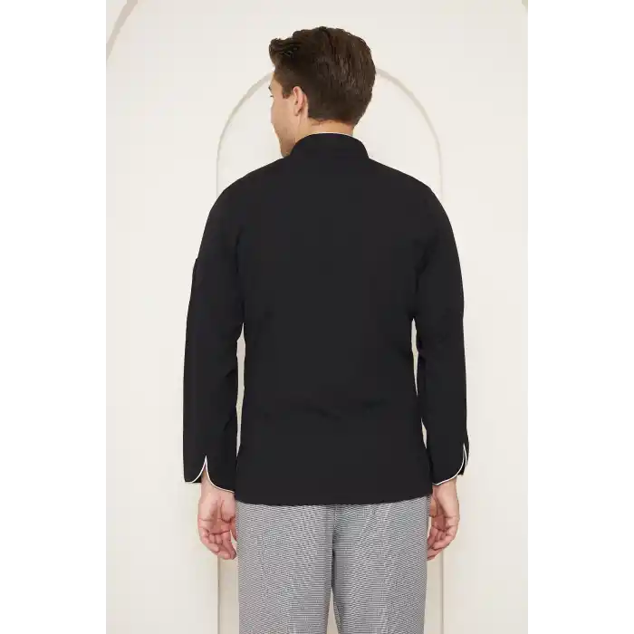 Mervem Siyah Aşçı Ceketi