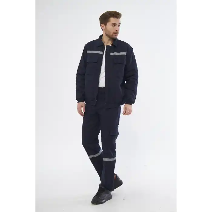 Mont 7/7 Gabardin %100 Pamuk Reflektörlü Kapitoneli Kışlık