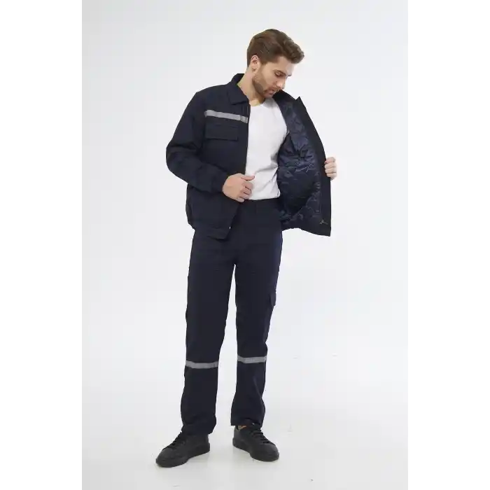 Mont 7/7 Gabardin %100 Pamuk Reflektörlü Kapitoneli Kışlık