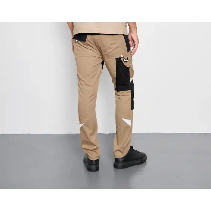 Orange Safety Bej Paris Harman Karışımı Pantolon