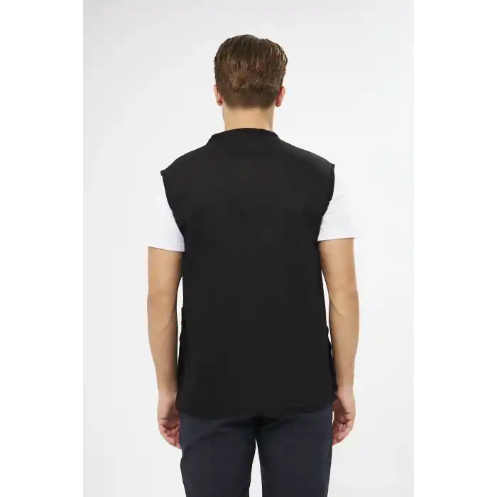 Orange Safety Çok Cepli Lacivert Yelek