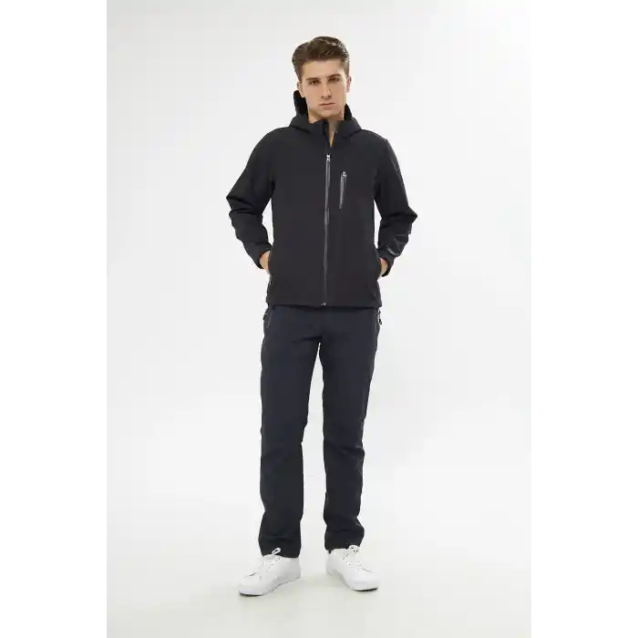 Orange Safety Gri Softshell Mont Ceket ve Pantolon Takım