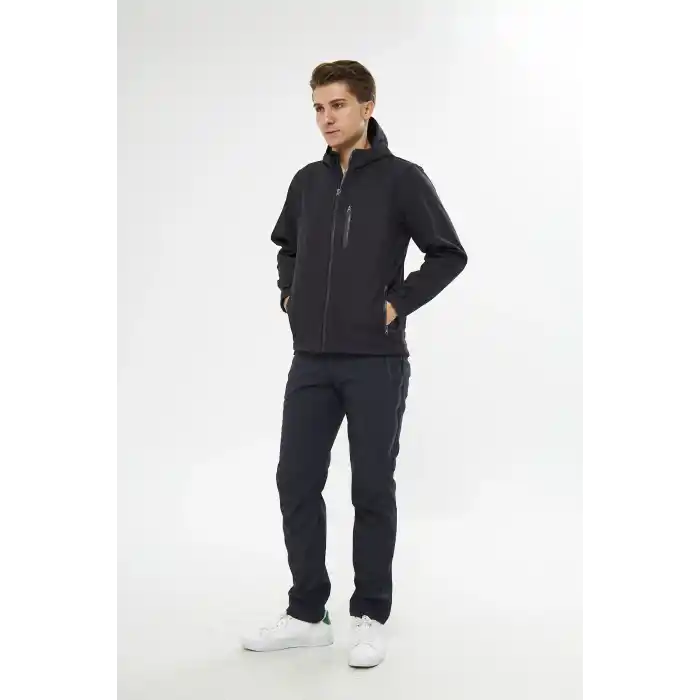 Orange Safety Gri Softshell Mont Ceket ve Pantolon Takım