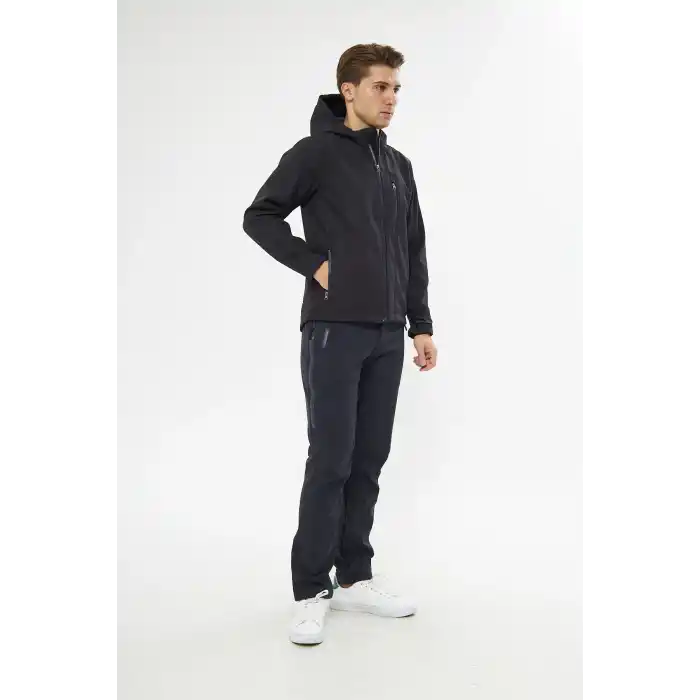 Orange Safety Gri Softshell Mont Ceket ve Pantolon Takım