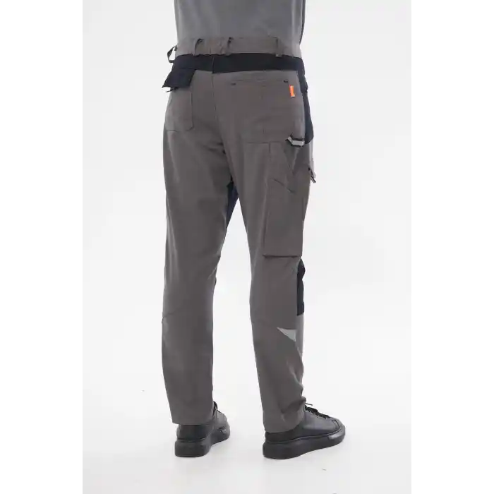 Orange Safety Harman Atak Pantolon Reflektörlü Athens Gri İş Pantolonu