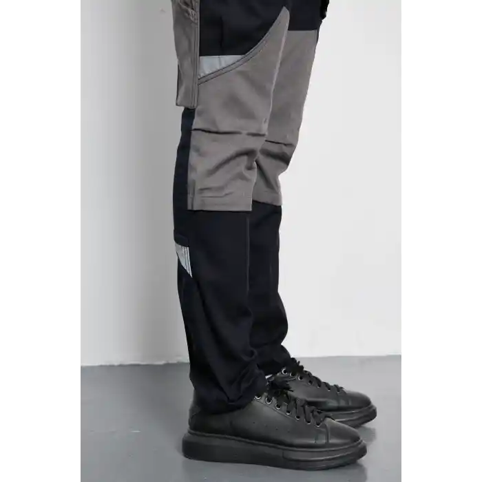 Orange Safety Harman Pantolon Mısır Siyah-Gri İş Pantolonu