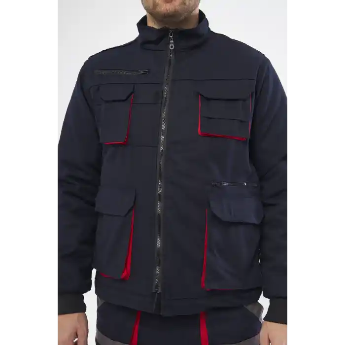 Orange Safety Lacivert Harman Karışımı Ceket