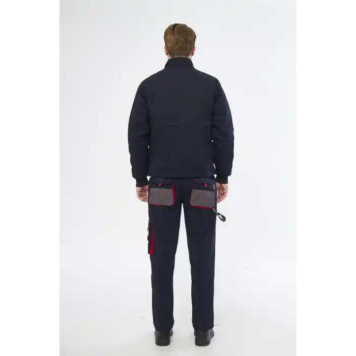 Orange Safety Lacivert Harman Karışımı Ceket Pantolon