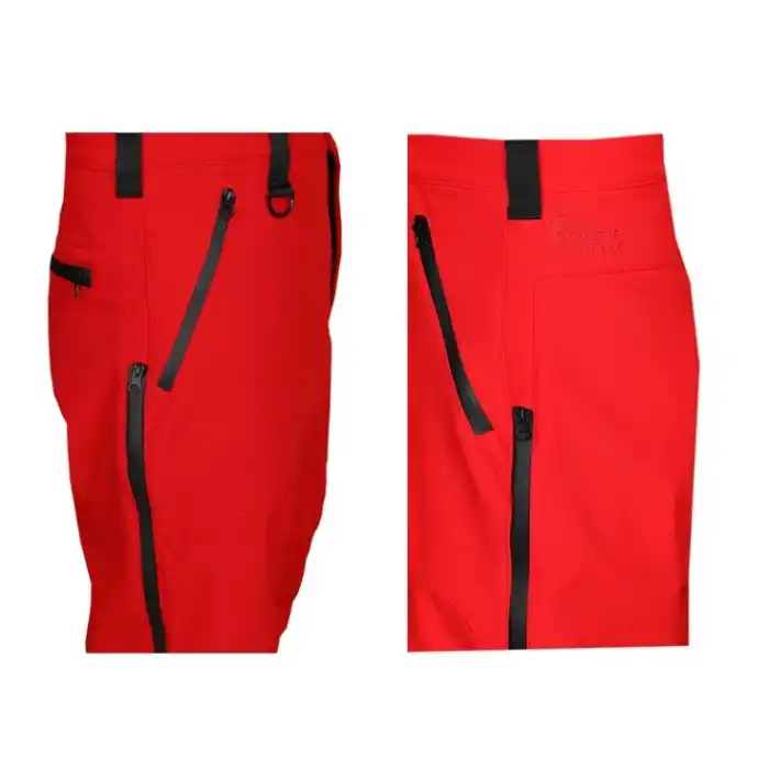 Orange Safety Softshell Kırmızı Pantolon