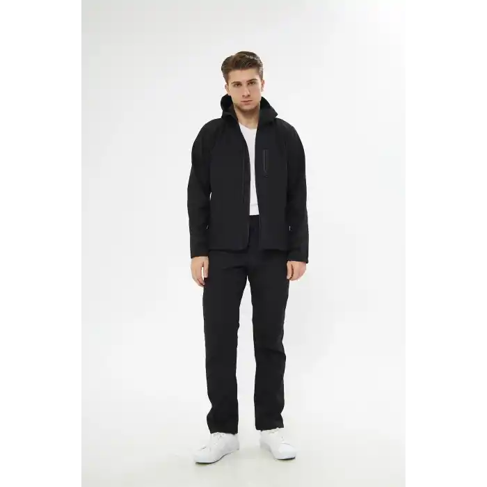 Orange Safety Softshell Siyah Mont Ceket