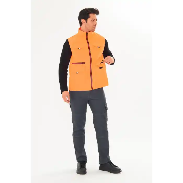 Orange Safety Softshell Turuncu Yelek