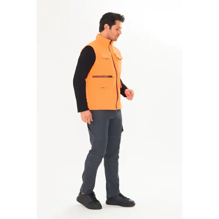 Orange Safety Softshell Turuncu Yelek