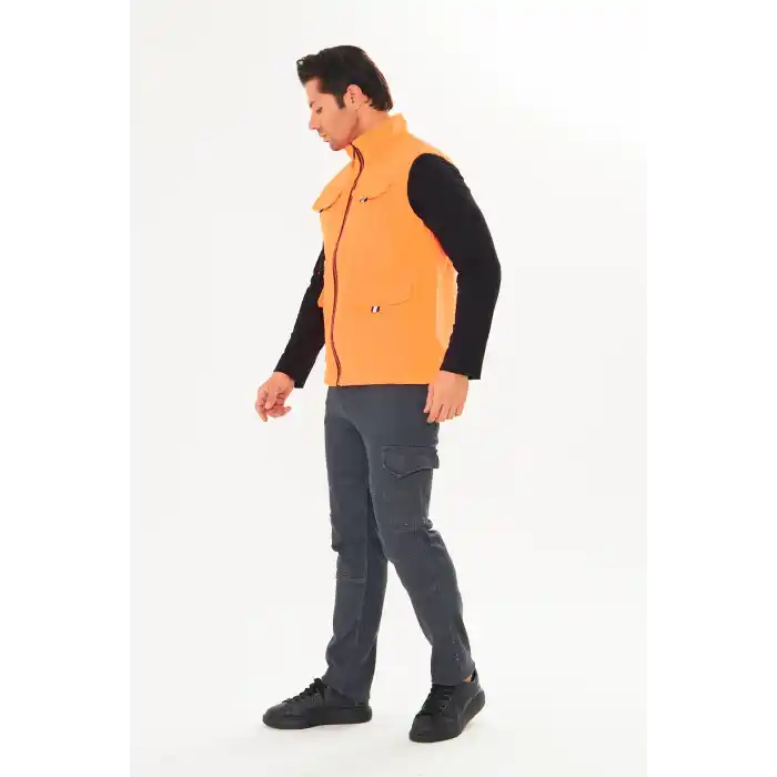 Orange Safety Softshell Turuncu Yelek