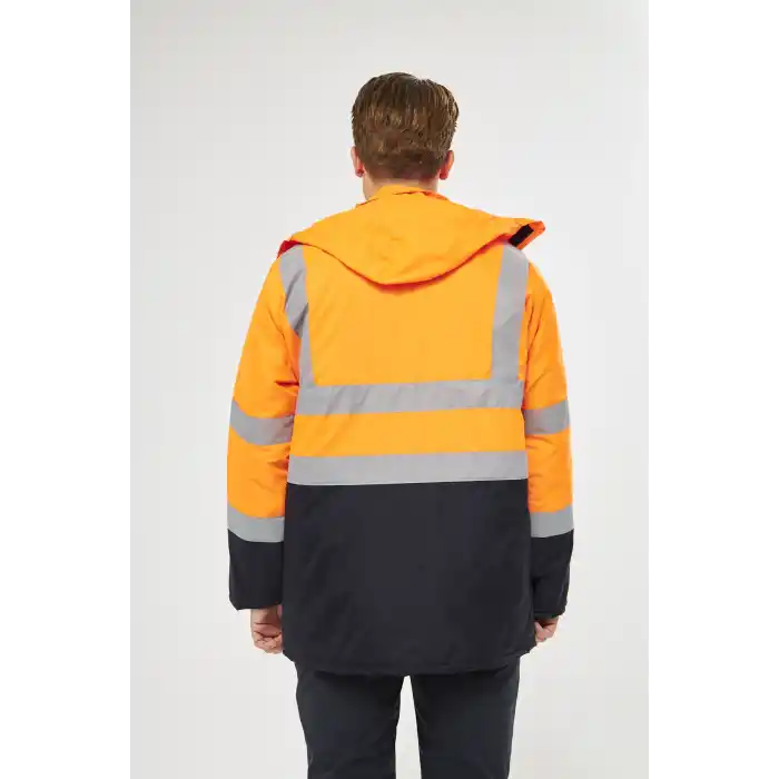 Orange Safety Turuncu Parka Oxford Reflektörlü