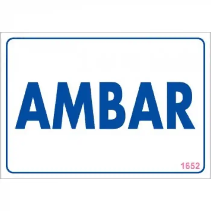 Pvc Levha Ambar 17,5*25 cm