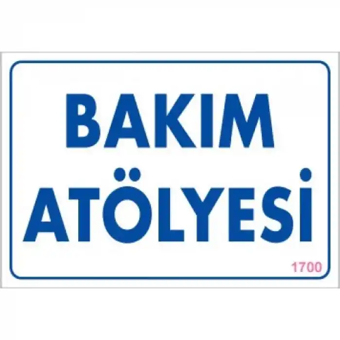 Pvc Levha Bakım Atölyesi 17,5*25 cm