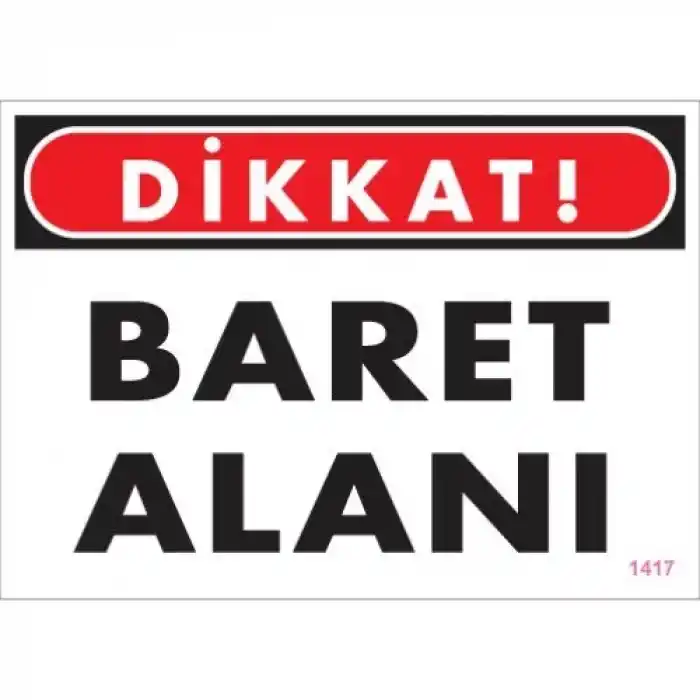 Pvc Levha Baret Alanı 25*35 cm