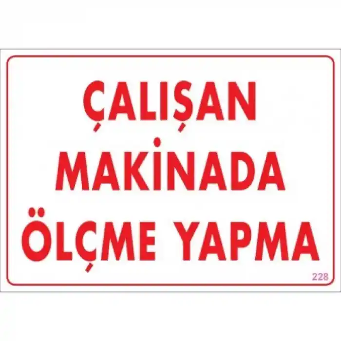 Pvc Levha Çalışan Makinada Ölçme Yapma 25X35 Cm